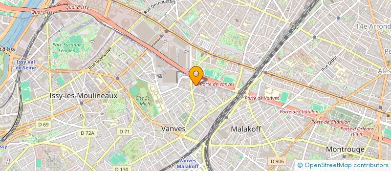 localisation de l'entreprise PARIS COM JAN MICHEL à VANVES