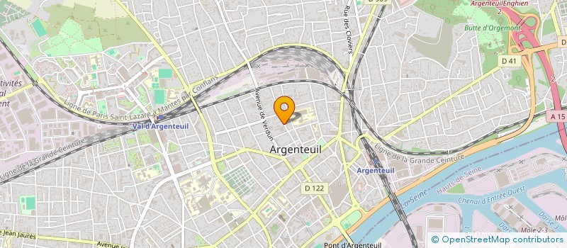 localisation de l'entreprise PARIS COSMETIC à ARGENTEUIL