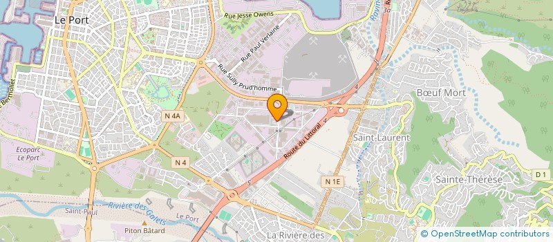 localisation de l'entreprise PARIS COURCELLES A 93 à LE PORT