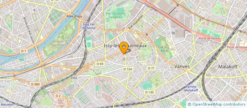 localisation de l'entreprise PARIS D'ISSY à ISSY-LES-MOULINEAUX