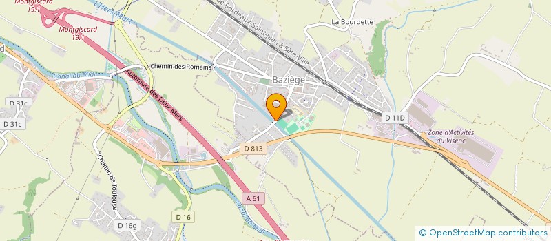 localisation de l'entreprise PARIS-DEAUVILLE  BAZIEGE