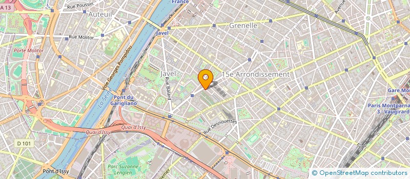 localisation de l'entreprise PARIS DECO 15  PARIS