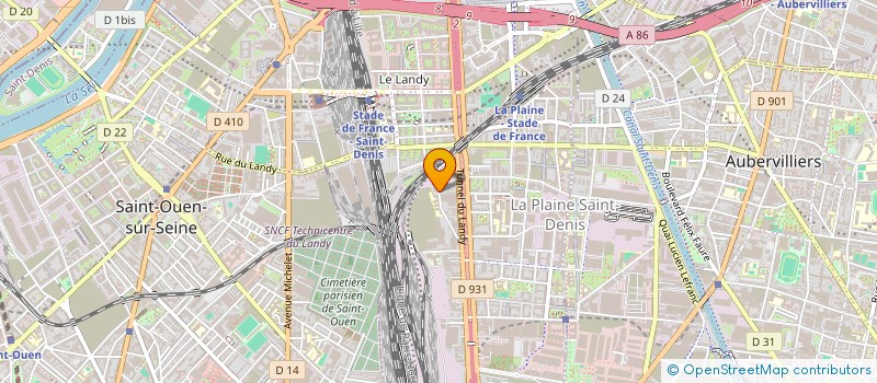 localisation de l'entreprise PARIS DECO  SAINT-DENIS