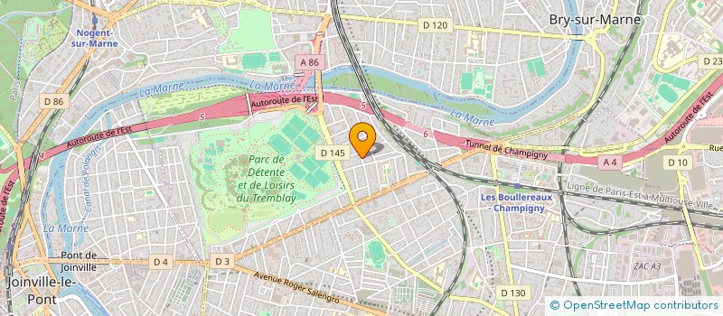 localisation de l'entreprise PARIS DECO RENOV à CHAMPIGNY-SUR-MARNE
