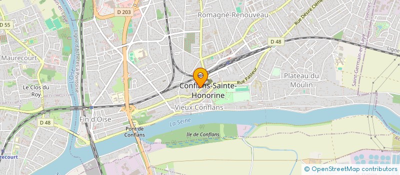 localisation de l'entreprise PARIS DECO SERVICES  CONFLANS-SAINTE-HONORINE