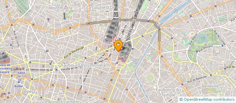 localisation de l'entreprise PARIS - DEUX GARES  PARIS