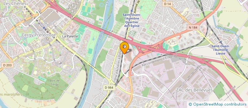 localisation de l'entreprise PARIS DIEPPE à ERAGNY-SUR-OISE