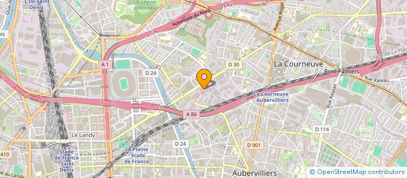 localisation de l'entreprise PARIS DIX-NEUF à SAINT-DENIS
