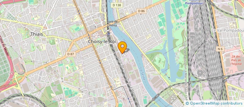 localisation de l'entreprise PARIS DRIVE à CHOISY-LE-ROI