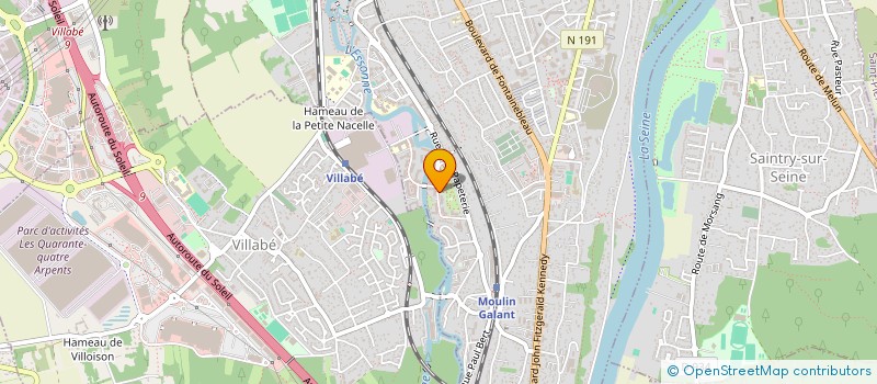 localisation de l'entreprise PARIS DS  CORBEIL-ESSONNES