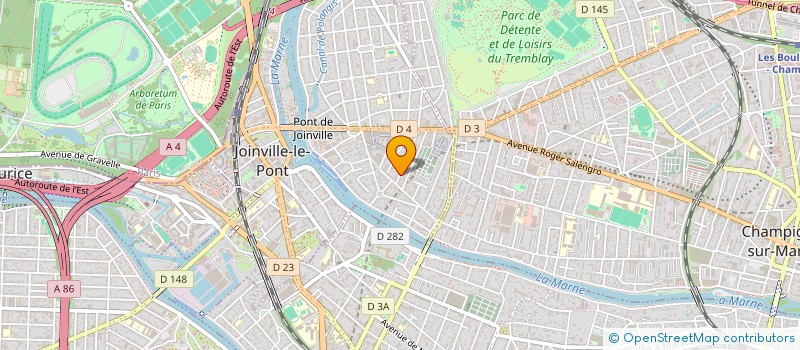 localisation de l'entreprise PARIS EASY WAY à JOINVILLE-LE-PONT