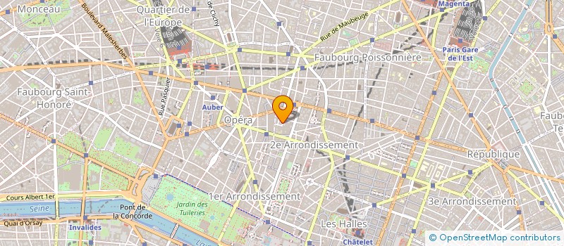 localisation de l'entreprise PARIS ELYSEES RESTAURATION à PARIS