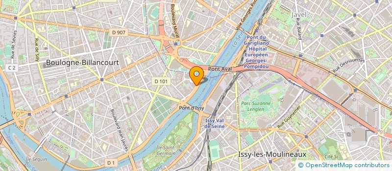localisation de l'entreprise PARIS EN PENICHE à BOULOGNE-BILLANCOURT