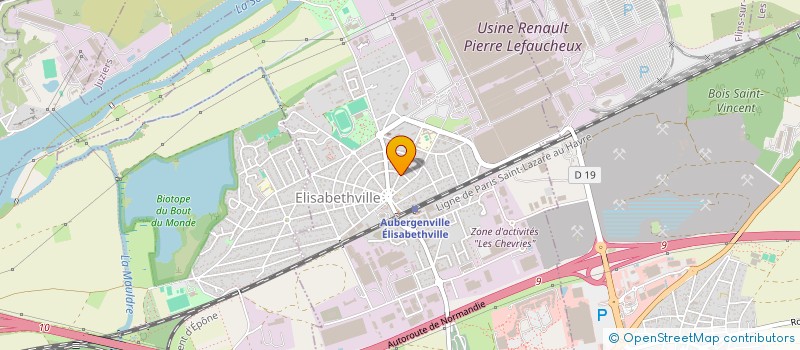 localisation de l'entreprise PARIS EN UN CLIC à COLOMBES
