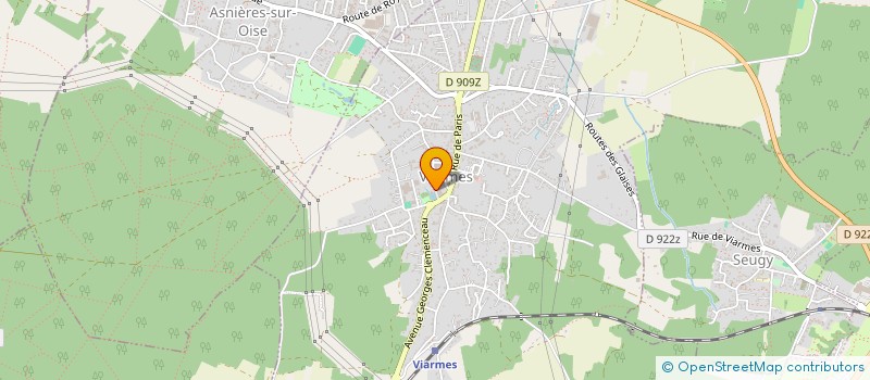 localisation de l'entreprise PARIS ENGHIEN AUTOMOBILES  VIARMES