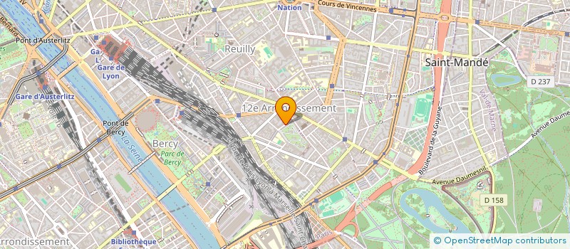 localisation de l'entreprise PARIS ESPACE  PARIS