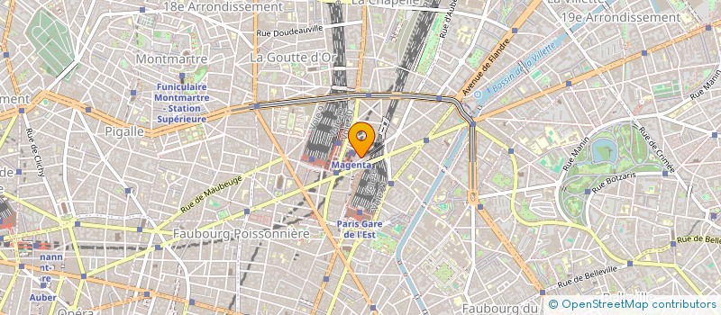 localisation de l'entreprise PARIS EST AUTO à PARIS