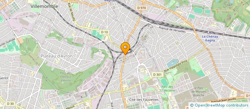localisation de l'entreprise PARIS EST INFRA  NEUILLY-SUR-MARNE