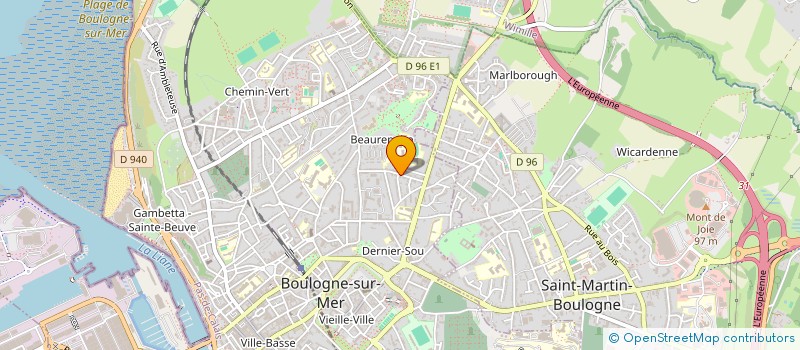 localisation de l'entreprise PARIS EST MAINTENANCE TECHNIQUE  BOULOGNE-SUR-MER