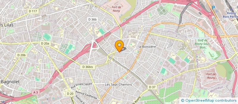 localisation de l'entreprise PARIS-EST SYSTEMA  MONTREUIL