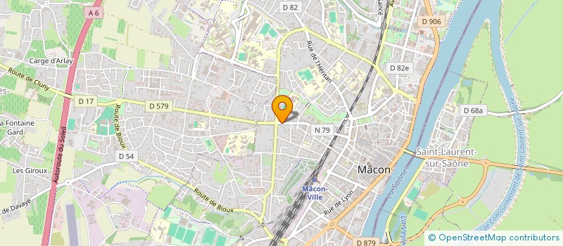 localisation de l'entreprise PARIS ET ASSOCIES à MACON