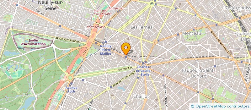 localisation de l'entreprise PARIS ETOILE MOTOR COMPANY à PARIS
