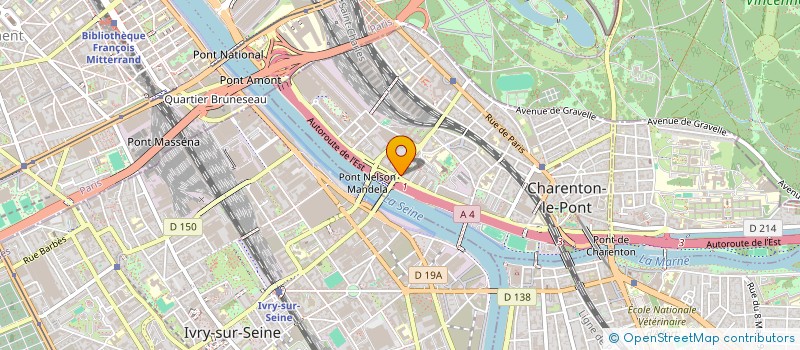 localisation de l'entreprise PARIS EUROPE TRANSFERT  CHARENTON-LE-PONT