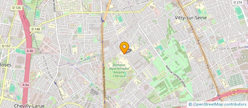 localisation de l'entreprise PARIS EXPRESS à VITRY-SUR-SEINE