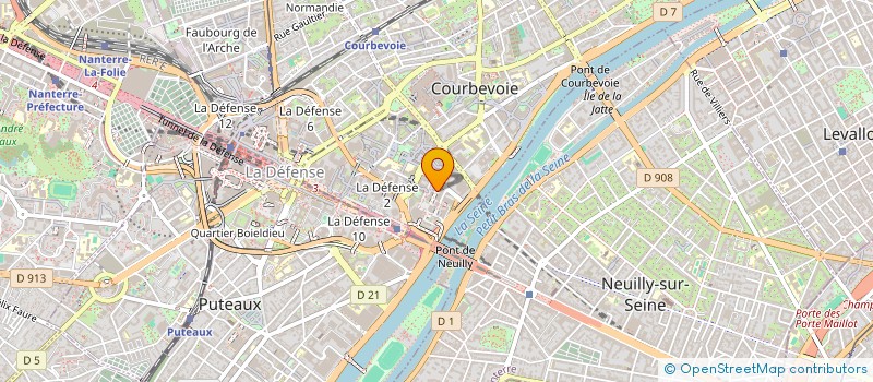 localisation de l'entreprise PARIS FINANCE ACADEMY à COURBEVOIE