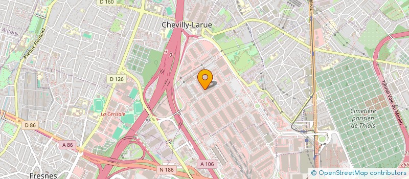 localisation de l'entreprise PARIS FLEURI  CHEVILLY-LARUE