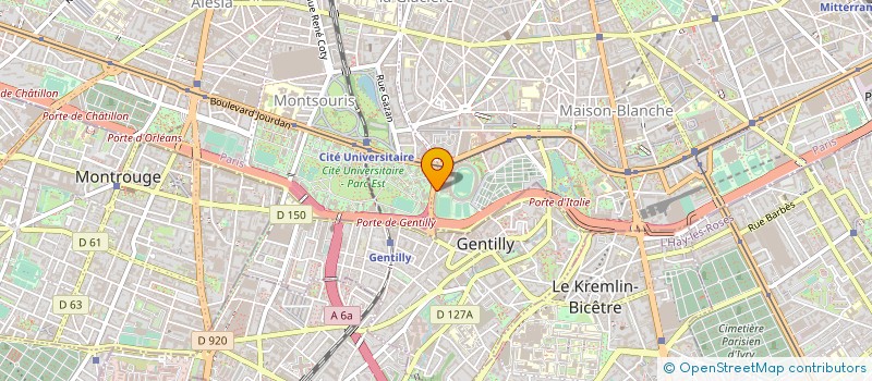 localisation de l'entreprise PARIS FOOTBALL-CLUB à PARIS