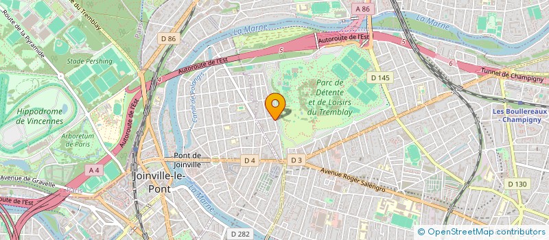 localisation de l'entreprise PARIS FOR YOU à CHAMPIGNY-SUR-MARNE