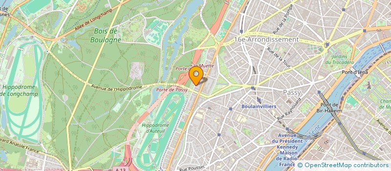 localisation de l'entreprise PARIS FRANCE CEINTURE  PARIS