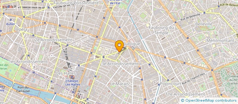 localisation de l'entreprise PARIS FRANCE HOTEL  PARIS