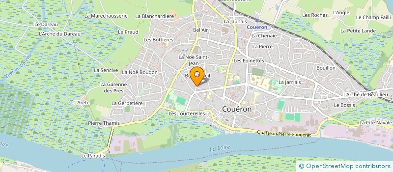 localisation de l'entreprise PARIS FRAULOB à COUERON