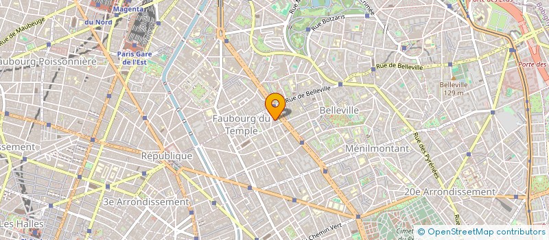 localisation de l'entreprise PARIS FROID à PARIS
