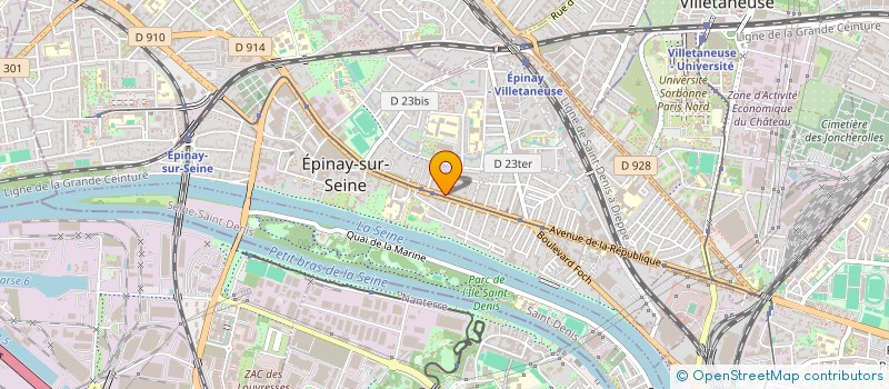 localisation de l'entreprise PARIS FRUIT ET LEGUME à EPINAY-SUR-SEINE