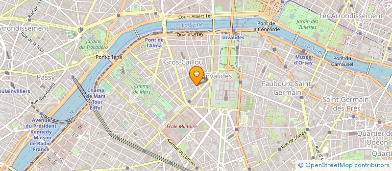 localisation de l'entreprise PARIS FRUITS DE MER à PARIS