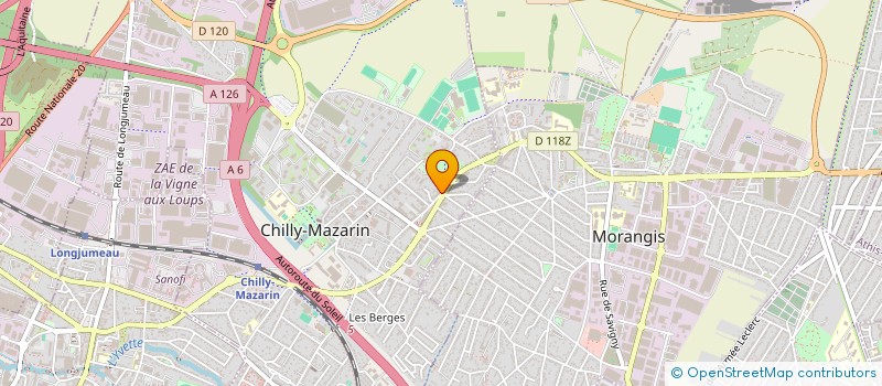 localisation de l'entreprise PARIS GARDIENNAGE SECURITE PRIVEE (PGSP)  CHILLY-MAZARIN