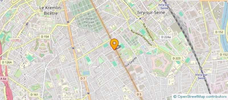 localisation de l'entreprise PARIS GINSENG  VITRY-SUR-SEINE