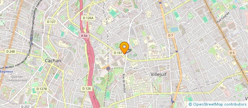 localisation de l'entreprise PARIS'GO à VILLEJUIF