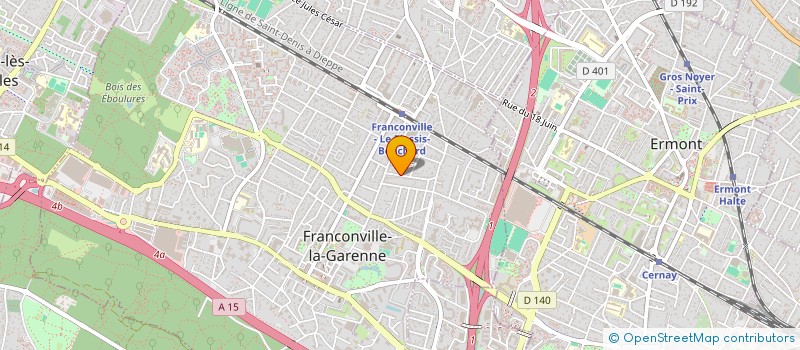 localisation de l'entreprise PARIS HAIR CONCEPT  FRANCONVILLE