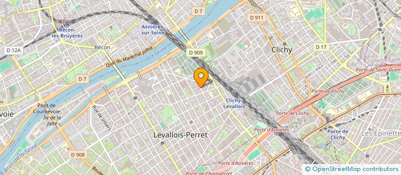 localisation de l'entreprise PARIS HEUREUX à LEVALLOIS-PERRET