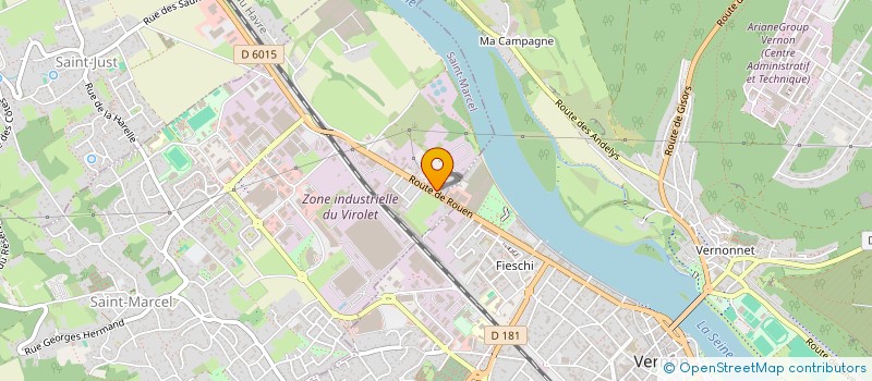 localisation de l'entreprise PARIS-HOTEL SAINT-MARCEL  SAINT-MARCEL