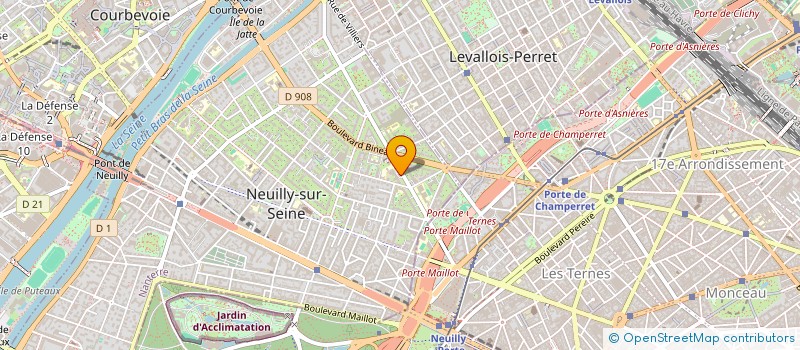 localisation de l'entreprise PARIS IBD CENTER SAS à NEUILLY-SUR-SEINE
