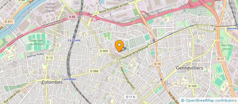 localisation de l'entreprise PARIS ILE DE FRANCE ELECTRO  ASNIERES-SUR-SEINE