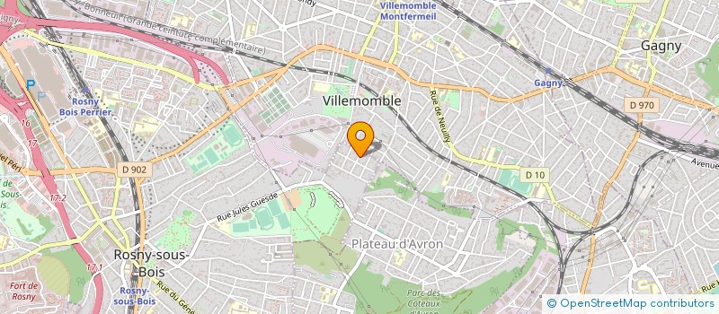 localisation de l'entreprise PARIS IMMO III à ROSNY-SOUS-BOIS