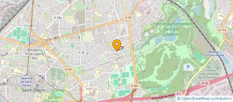 localisation de l'entreprise PARIS IMMOBILIER  SAINT-DENIS