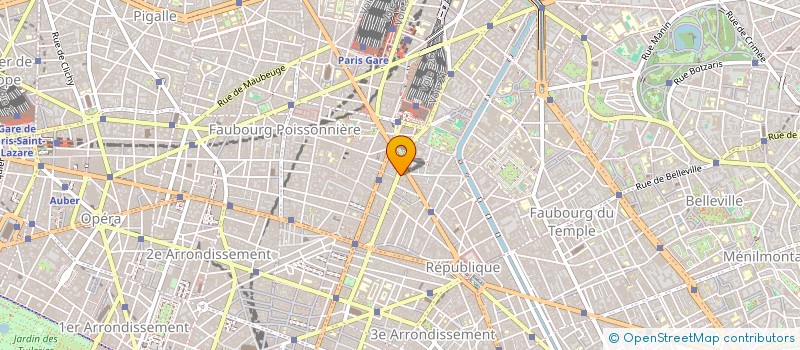 localisation de l'entreprise PARIS IMMOBILIER CONSEILS à PARIS
