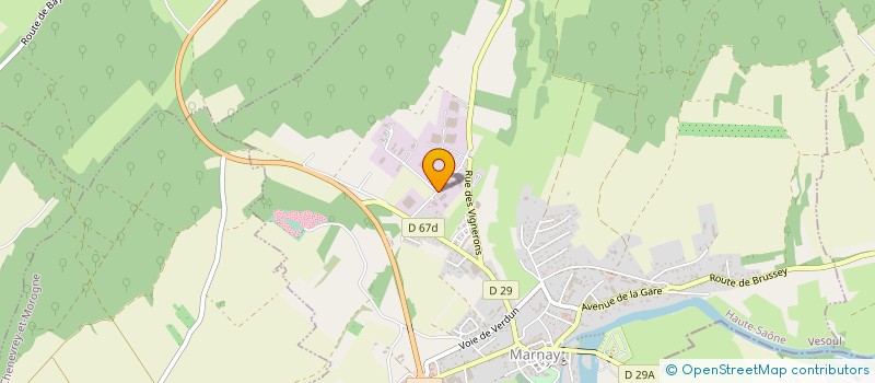 localisation de l'entreprise PARIS IMPLANTS  MARNAY